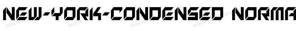 New-York-Condensed Normal字体转换
